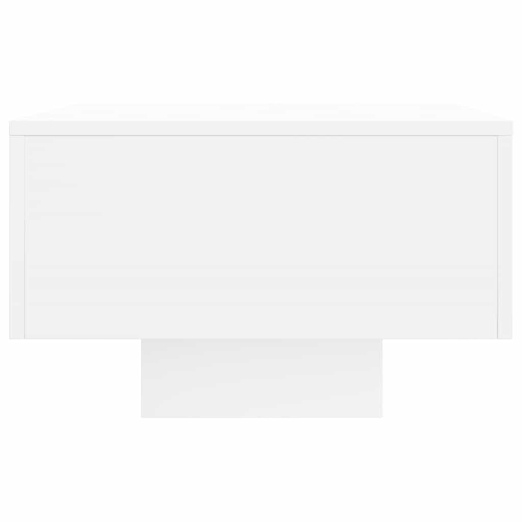 Salongbord Sofabord Hvit 100x49,5x31 cm