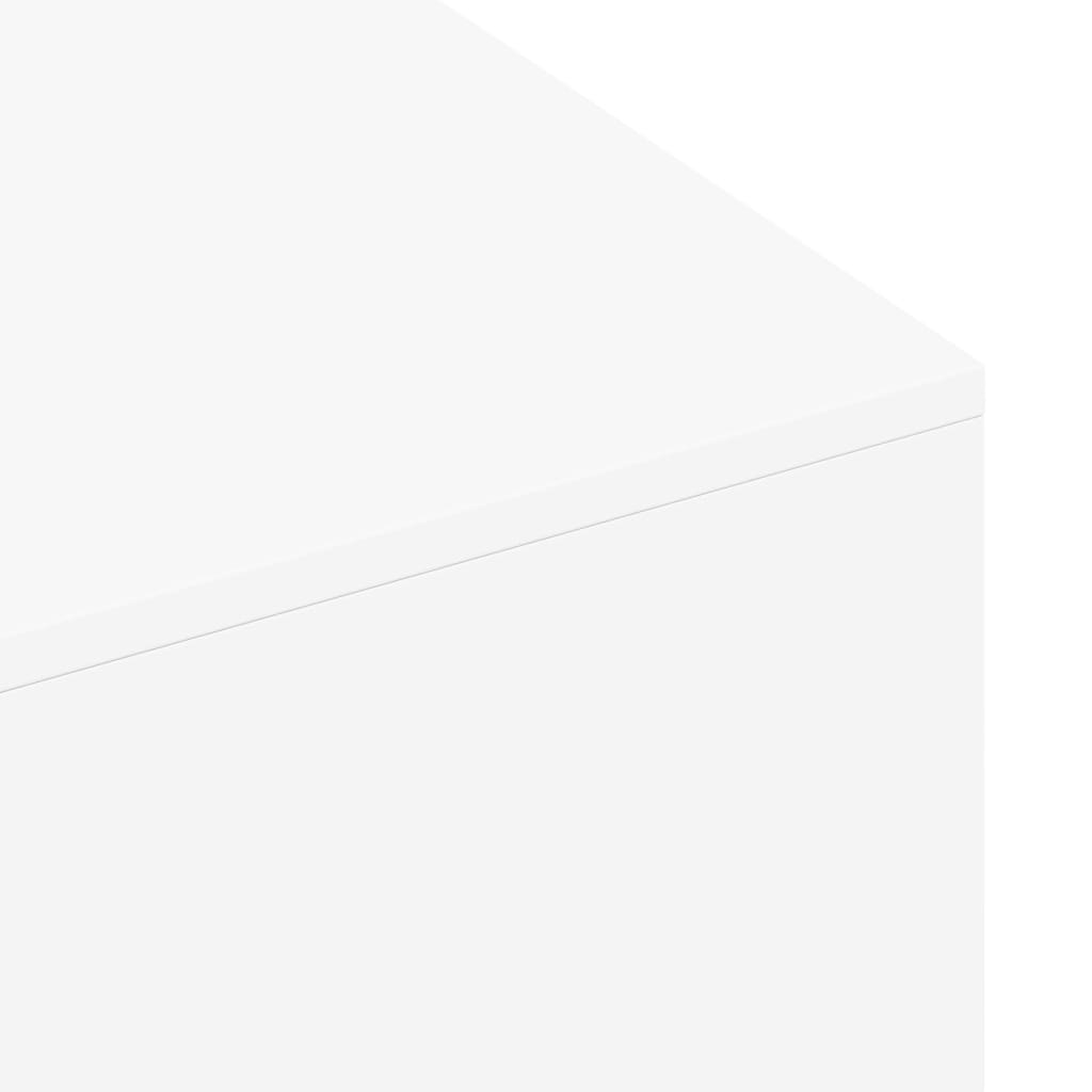 Salongbord Sofabord Hvit 100x49,5x31 cm