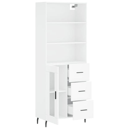 Skap Hvit 69,5x34x180 cm