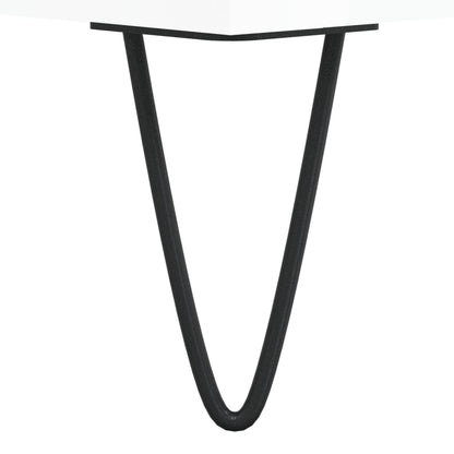 Skjenk Høyglans Hvit 69,5x34x90 cm