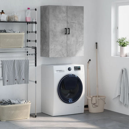 Veggskap Betonggrå 69,5x34x90 cm