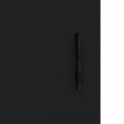 Veggskap Svart 69,5x34x90 cm