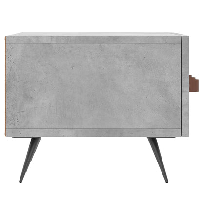 TV-benk betonggrå 150x36x30 cm konstruert tre