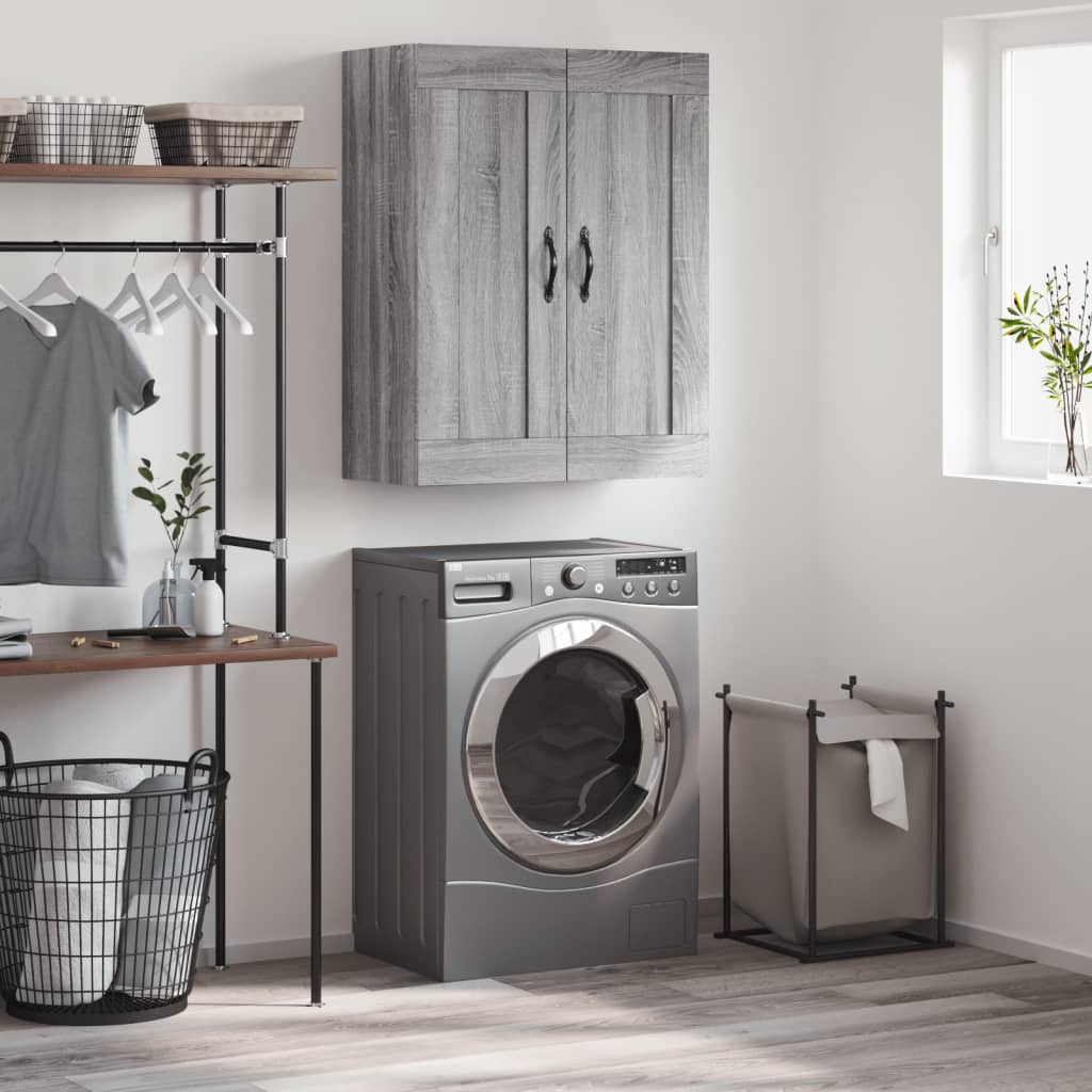 Veggskap Sonoma Grå 69,5x34x90 cm