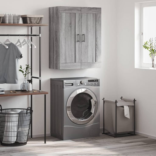 Veggskap Sonoma Grå 69,5x34x90 cm