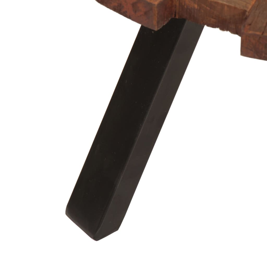 Salongbord Sofabord Tre Gjenvunnet Heltre 2 stk jern