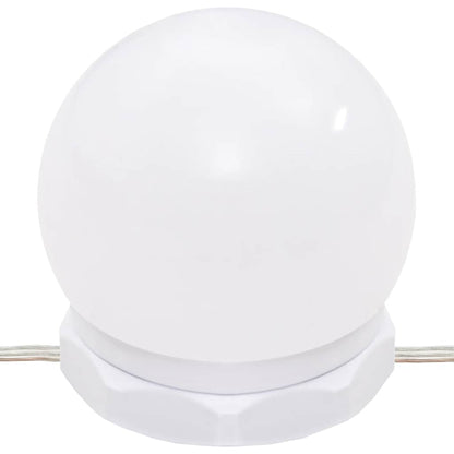 Sminkebord Sonoma Grå LED 96x40x142 cm