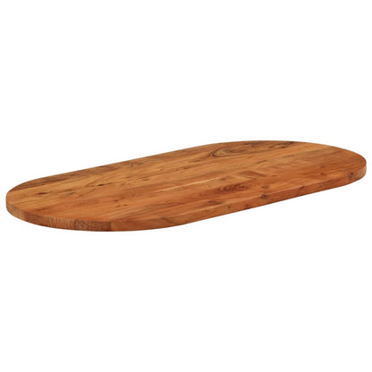 Bordplate 100x50x2,5 cm oval heltre akasie