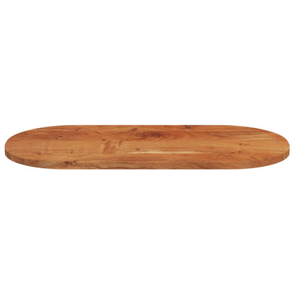 Bordplate 100x50x2,5 cm oval heltre akasie