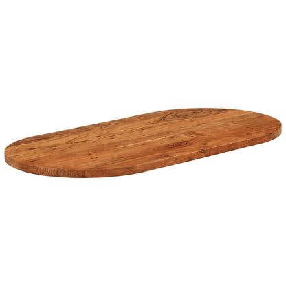 Bordplate 120x60x2,5 cm oval heltre akasie