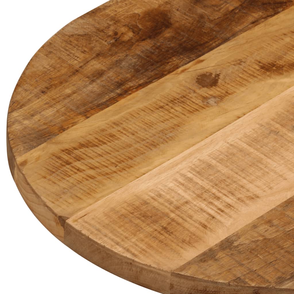 Bordplate 110x50x2,5 cm oval grovt heltre mangotre