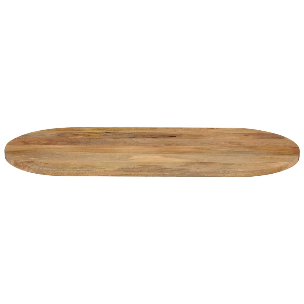 Bordplate 110x50x2,5 cm oval heltre mango