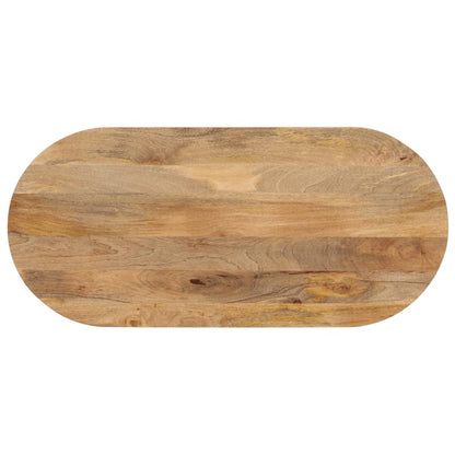 Bordplate 120x50x2,5 cm oval heltre mango