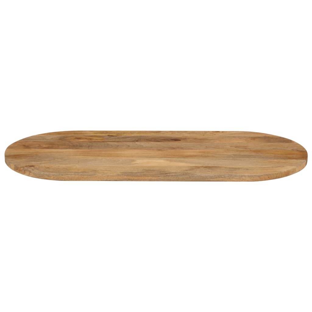 Bordplate 120x50x2,5 cm oval heltre mango