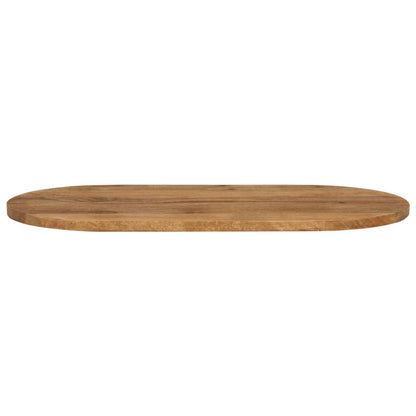 Bordplate 120x60x2,5 cm oval heltre mango