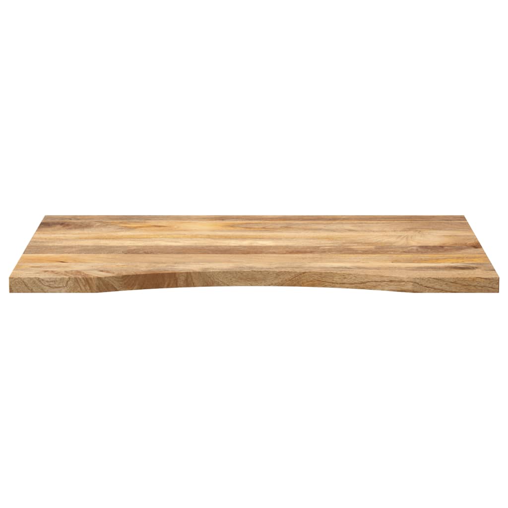 Bordplate Skrivebord med kurve 100x50x2,5 cm heltre grovt mangotre