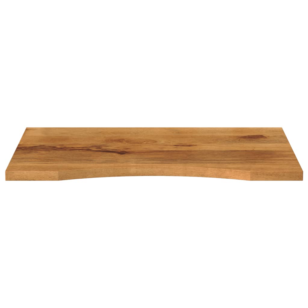 Bordplate Skrivebord med kurve 100x50x2,5 cm heltre grovt mangotre