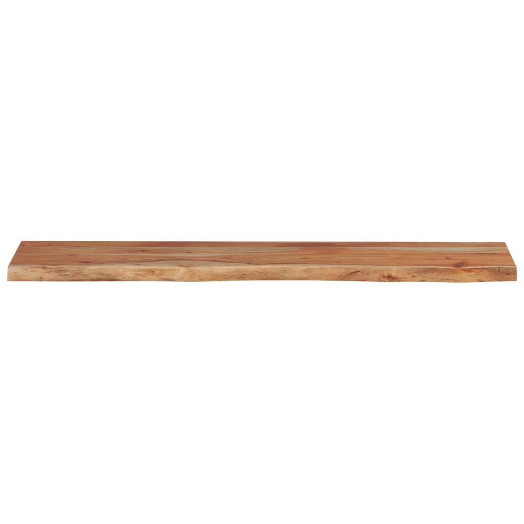 Hylleplate 100x20x2,5 cm rektangulær heltre akasie naturlig kant