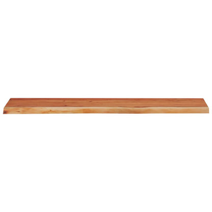 Hylleplate 100x30x2,5 cm rektangulær heltre akasie naturlig kant