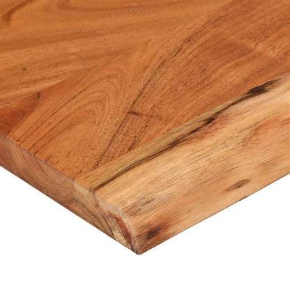 Hylleplate 100x30x2,5 cm rektangulær heltre akasie naturlig kant