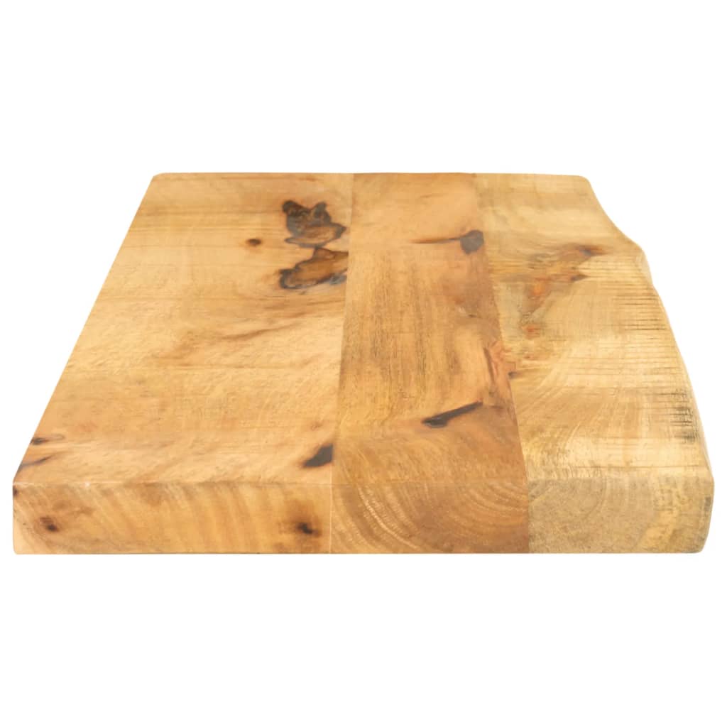 Bordplate 70x20x2,5 cm naturlig kant grovt heltre mangotre