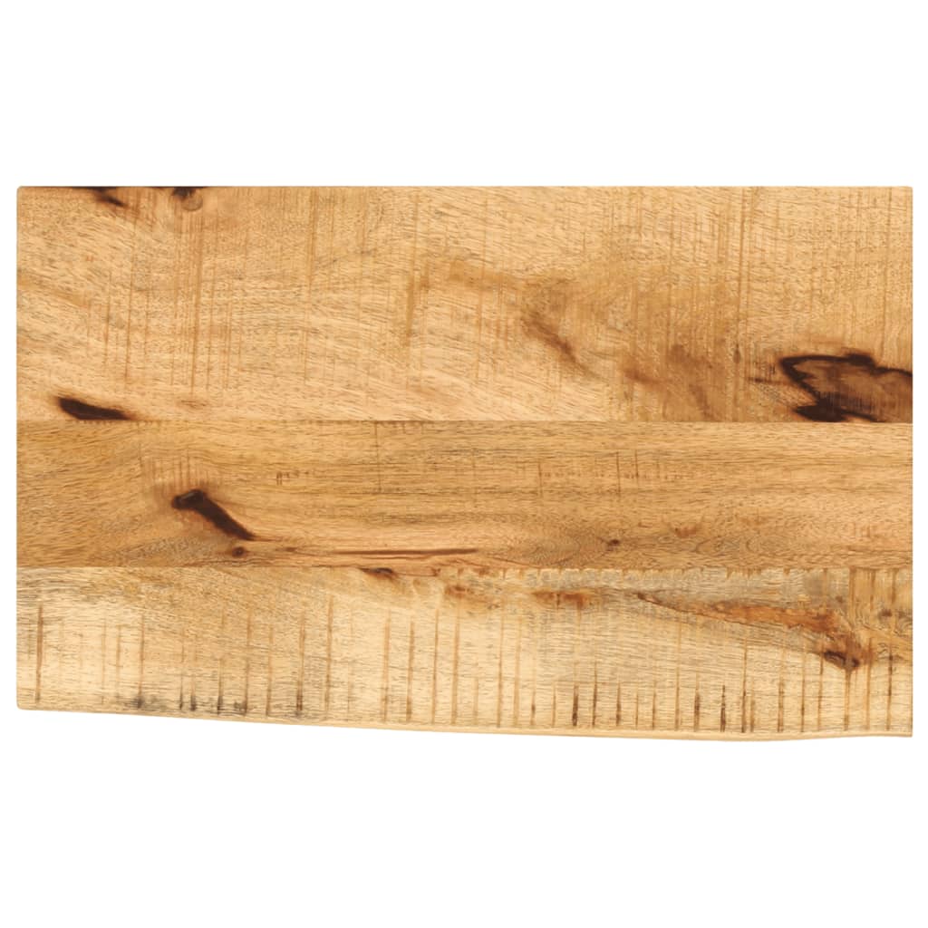 Bordplate 60x20x3,8 cm naturlig kant grovt heltre mangotre