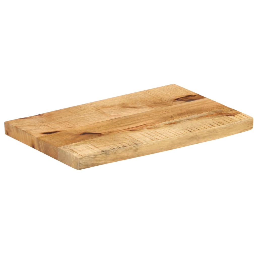 Bordplate 60x20x3,8 cm naturlig kant grovt heltre mangotre