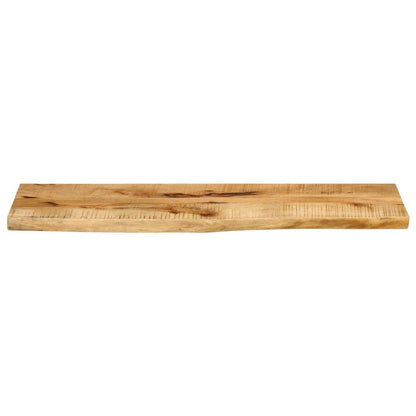 Bordplate 100x20x3,8 cm naturlig kant grovt heltre mangotre