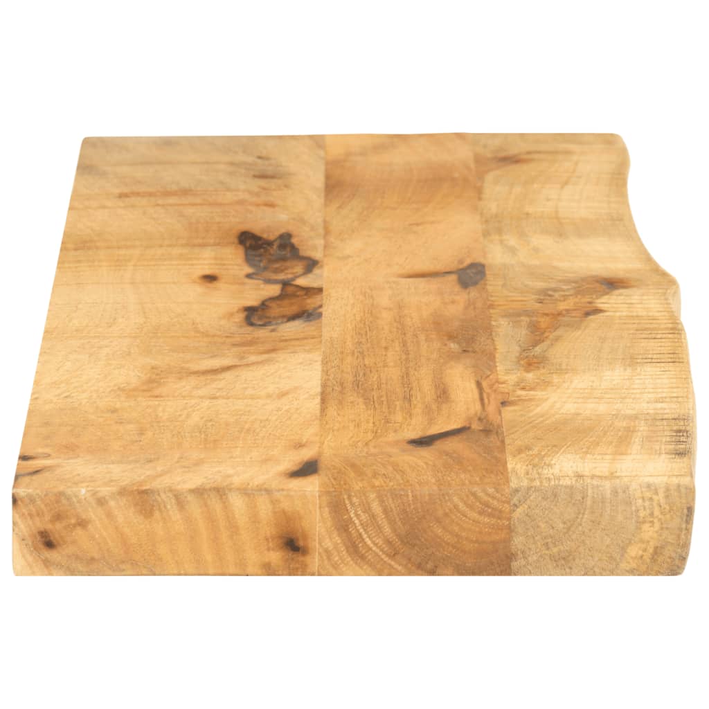 Bordplate 110x20x3,8 cm naturlig kant grovt heltre mangotre