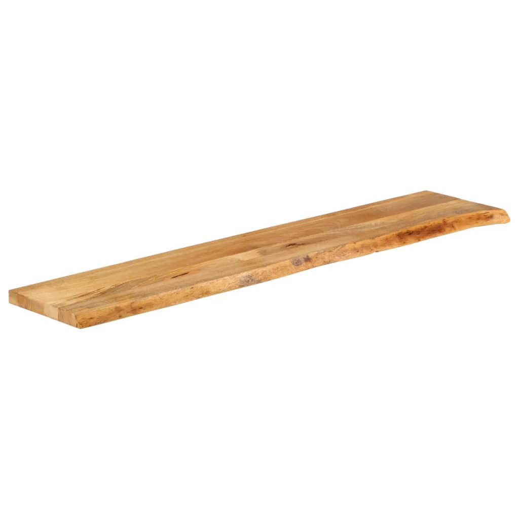 Bordplate med naturlig kant 180x20x2,5 cm heltre mango