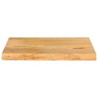 Bordplate 50x40x2,5 cm naturlig kant heltre mango