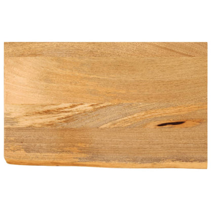 Bordplate 40x20x3,8 cm naturlig kant heltre mango