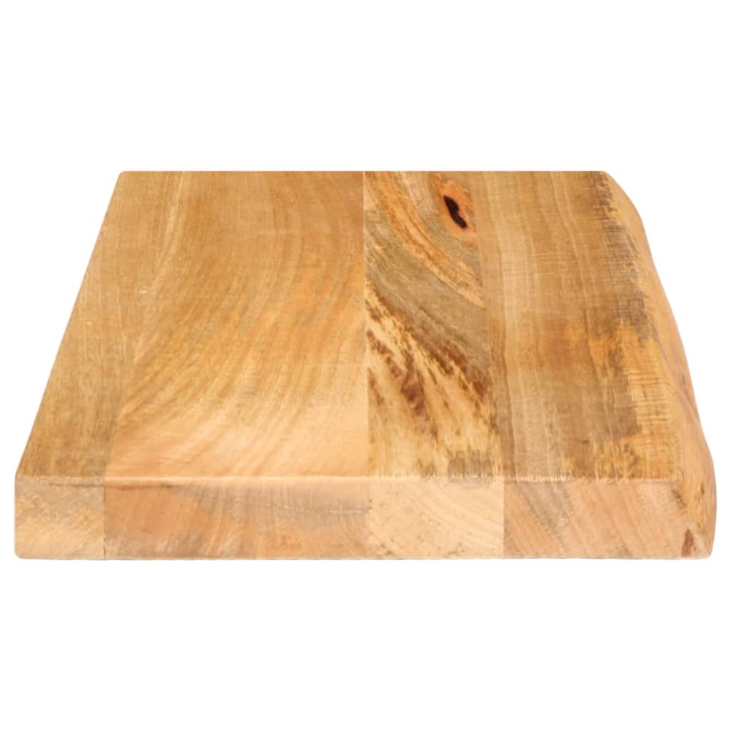 Bordplate 40x20x3,8 cm naturlig kant heltre mango