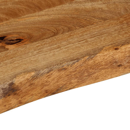 Bordplate naturlig kant 110x30x3,8 cm heltre mango