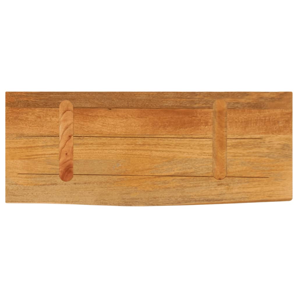 Bordplate med naturlig kant 70x20x2,5 cm heltre mango