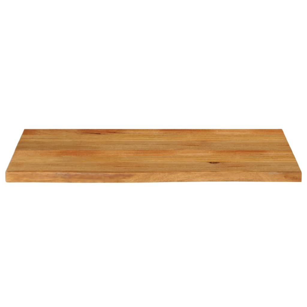 Bordplate 110x60x2,5 cm naturlig kant heltre mango