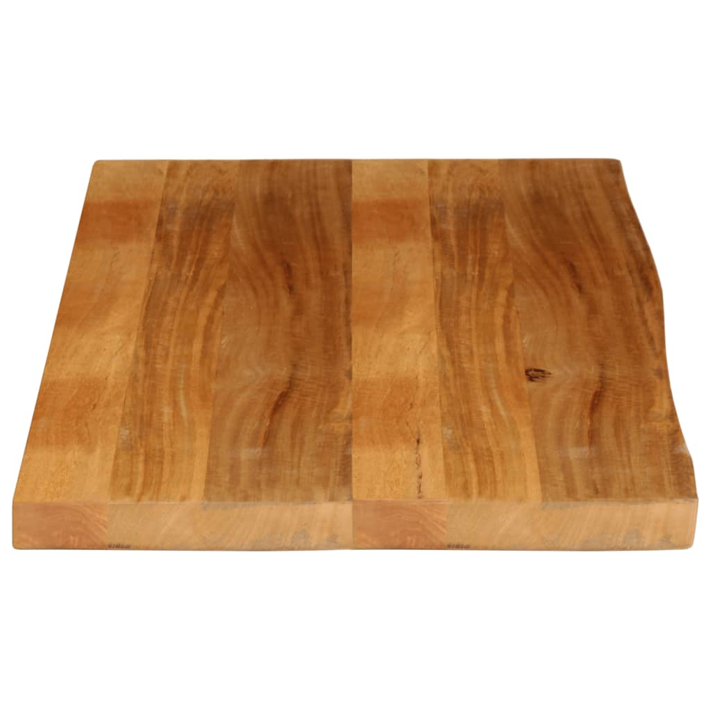 Bordplate 110x60x2,5 cm naturlig kant heltre mango