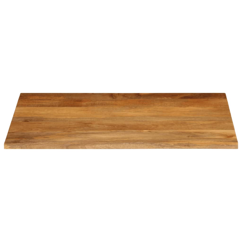 Bordplate 100x80x2,5 cm naturlig kant heltre mango