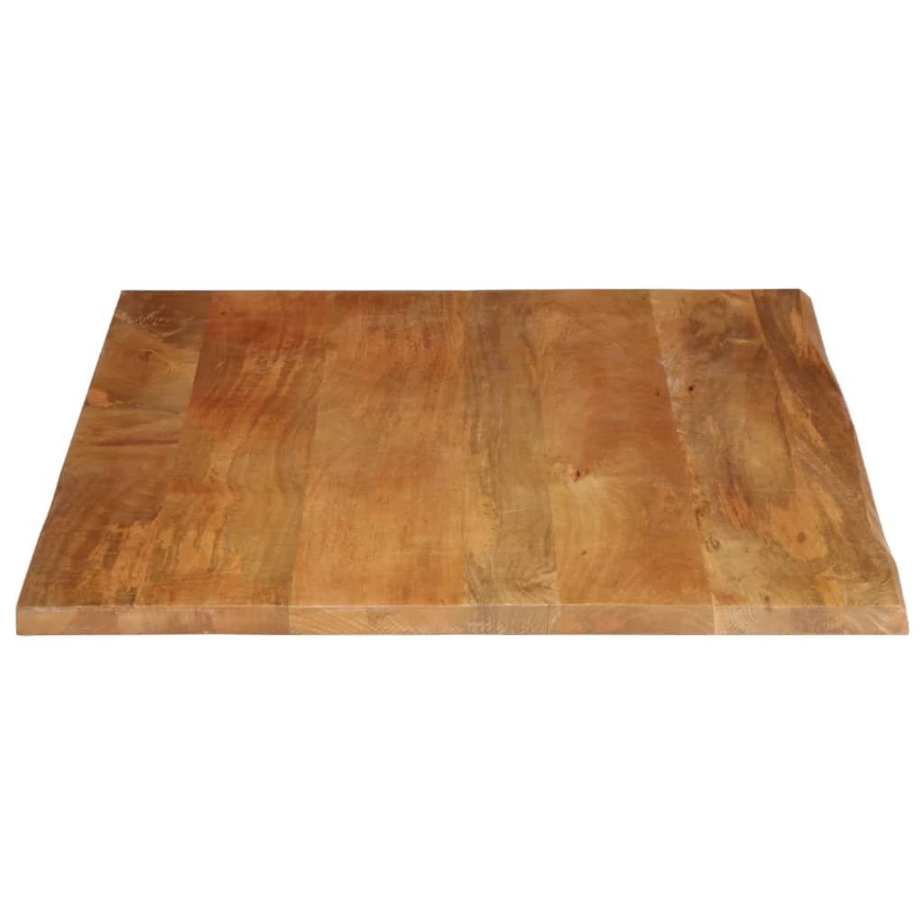 Bordplate 100x80x2,5 cm naturlig kant heltre mango