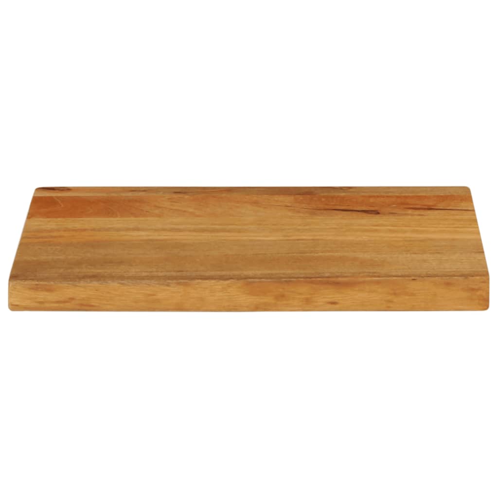 Bordplate naturlig kant 50x20x3,8 cm heltre mango