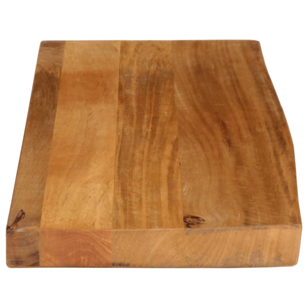 Bordplate naturlig kant 70x20x3,8 cm heltre mango