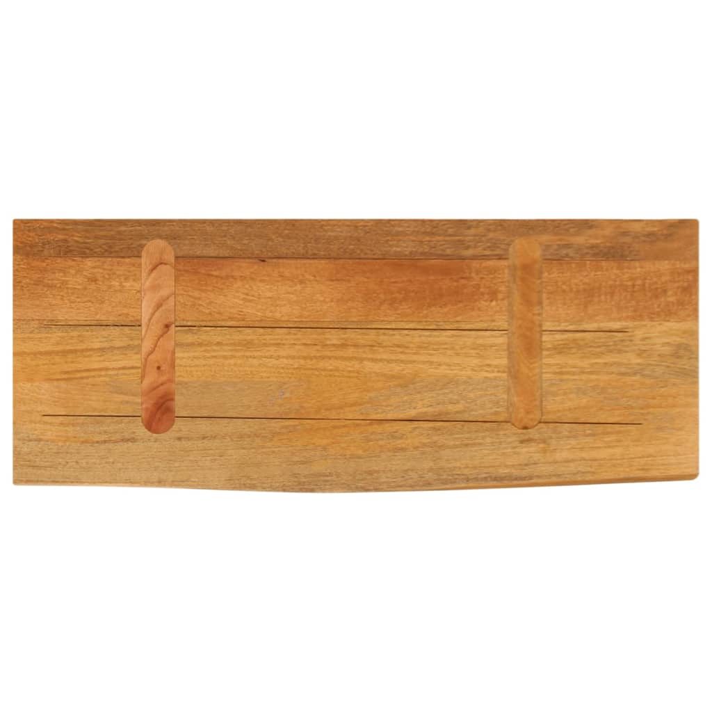 Bordplate naturlig kant 70x20x3,8 cm heltre mango