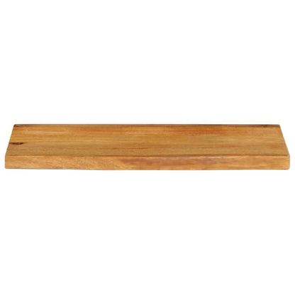 Bordplate 90x20x3,8 cm naturlig kant heltre mango