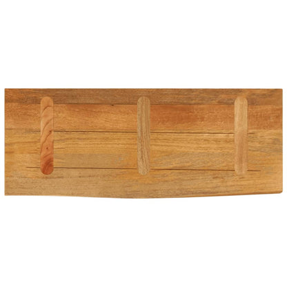 Bordplate 90x20x3,8 cm naturlig kant heltre mango