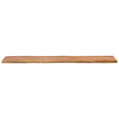 Hylleplate 180x40x2,5 cm rektangulær heltre akasie naturlig kant