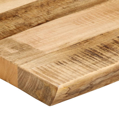 Bordplate naturlig kant 140x40x2,5 cm grovt heltre mangotre