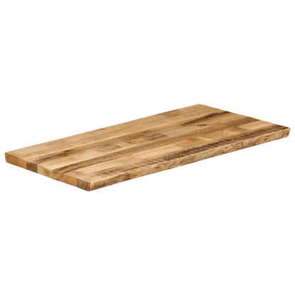 Bordplate naturlig kant 110x60x3,8 cm grovt heltre mangotre