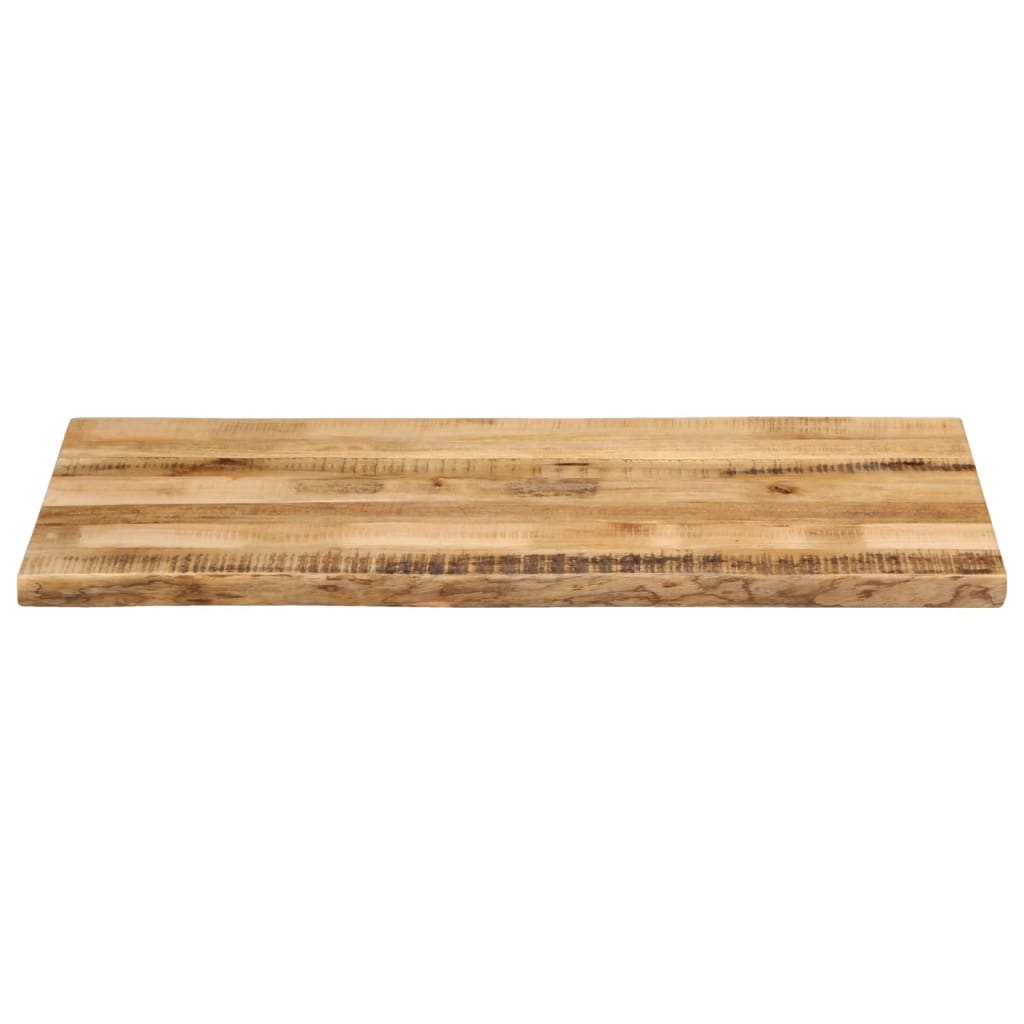 Bordplate naturlig kant 110x60x3,8 cm grovt heltre mangotre