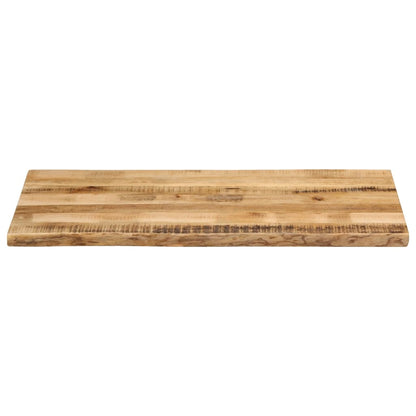 Bordplate naturlig kant 110x60x3,8 cm grovt heltre mangotre