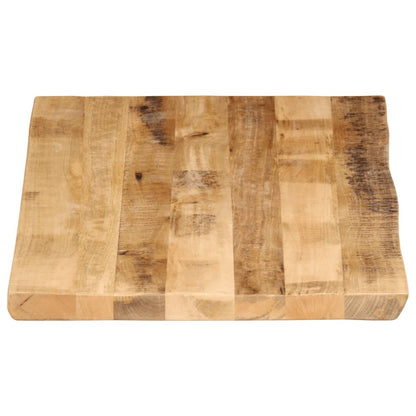 Bordplate naturlig kant 110x60x3,8 cm grovt heltre mangotre